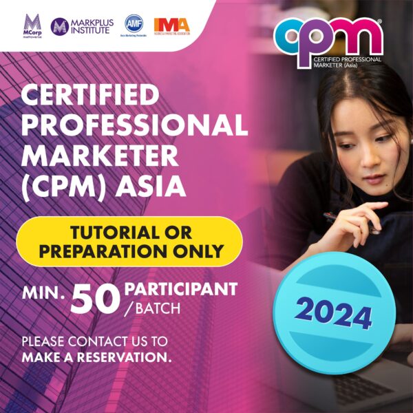 Certified Professional Marketer (CPM) Asia - Preparation Only