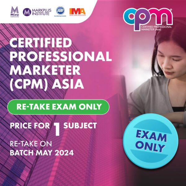 Certified Professional Marketer (CPM) Asia - Re-take Exam