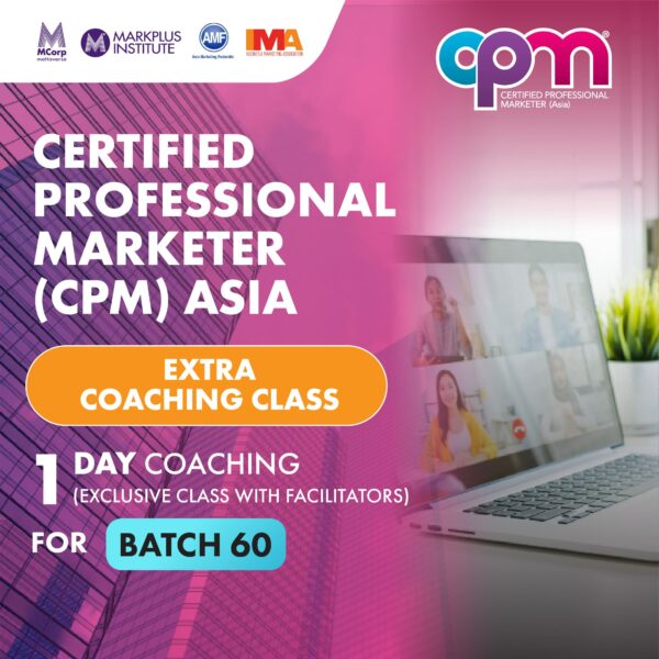 Certified Professional Marketer (CPM) Asia - Coaching ONLY