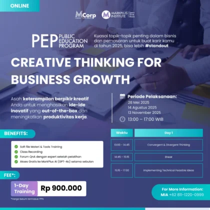 Public Education Program | Creative Thinking For Business Growth