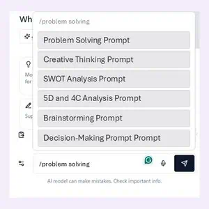 MarkPlus AI memliki Prompt Library