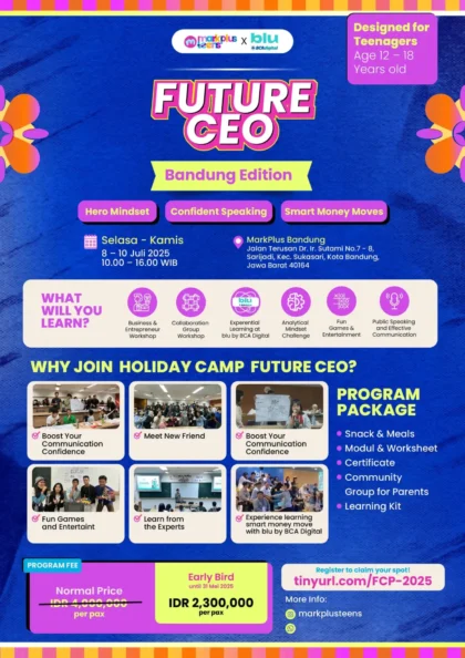 Summer Holiday Camp | Future CEO Program (Bandung Edition)